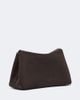 Toteme Toteme T-Lock Nano suede clutch - 4