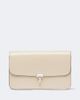 Toteme Toteme T-Lock patent leather crossbody bag - 1