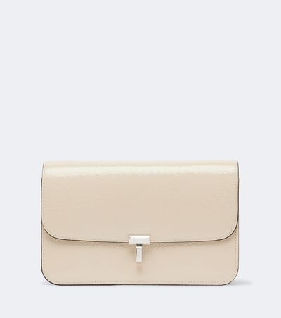 Toteme Toteme T-Lock patent leather crossbody bag