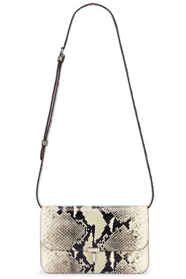 Toteme Toteme T-Lock Python Embossed Crossbody Bag