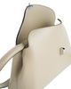 Toteme Toteme T-Lock Smooth-Leather Convertible Clutch in Milk - 2