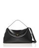Toteme Toteme T-Lock Smooth Leather Convertible Top Handle Bag in Black - 1