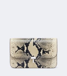 Toteme Toteme T-Lock snake-effect leather crossbody bag