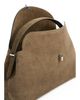 Toteme Toteme T-Lock Suede Convertible Top Handle Bag in Tobacco - 2