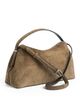 Toteme Toteme T-Lock Suede Convertible Top Handle Bag in Tobacco - 3