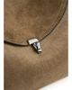 Toteme Toteme T-Lock Suede Convertible Top Handle Bag in Tobacco - 4