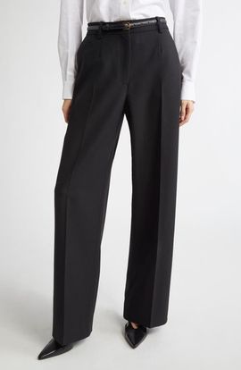 TOTEME TOTEME Tailored Double Pleat Wool Flannel Trousers