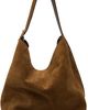TOTEME TOTEME Tan Belted Suede Tote - 1
