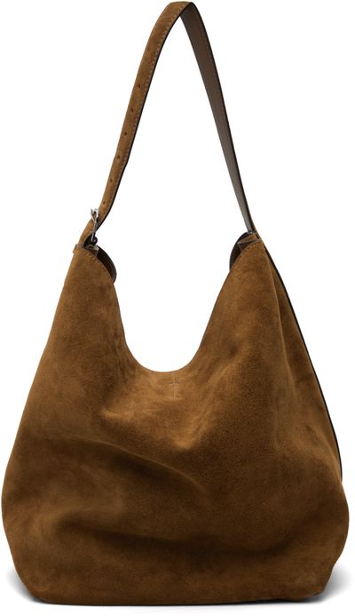 TOTEME TOTEME Tan Belted Suede Tote