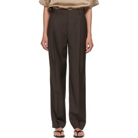 TOTEME TOTEME Taupe Pleat Trousers