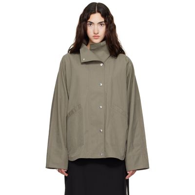 TOTEME TOTEME Taupe Summer Parachute Jacket