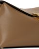 TOTEME TOTEME Taupe T-Lock Leather Clutch - 2