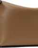 TOTEME TOTEME Taupe T-Lock Leather Clutch - 3