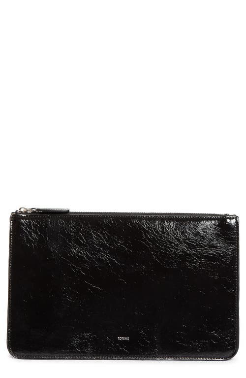 TOTEME TOTEME Threefold Naplak Leather Clutch