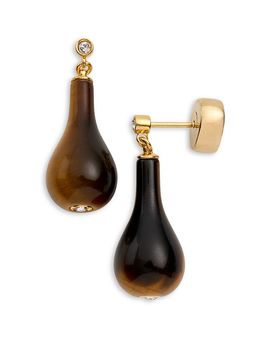 Toteme Toteme Tiger's Eye Drop Earrings