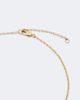 Toteme Toteme Tiger's Eye embellished 18kt gold-plated necklace - 4