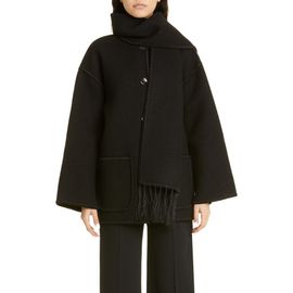 TOTEME TOTEME Totême Chain Stitch Wool Blend Scarf Jacket