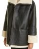 TOTEME TOTEME Totême Menfi Oversize Genuine Shearling Coat - 4