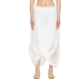 TOTEME TOTEME White Cocoon Maxi Skirt