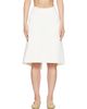 TOTEME TOTEME White Dipped Knit Midi Skirt - 1