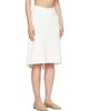 TOTEME TOTEME White Dipped Knit Midi Skirt - 2