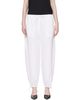 TOTEME TOTEME White Drawstring Cotton Trousers - 1