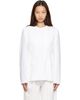 TOTEME TOTEME White Jacquard Cotton Blazer - 1