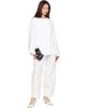 TOTEME TOTEME White Jacquard Cotton Blazer - 4