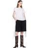 TOTEME TOTEME White Tie-Waist Jersey T-shirt - 4