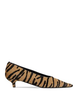 Toteme Toteme Women's Calf Hair Kitten Heel Pumps