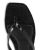 Toteme Toteme Women's Croco Embossed Flip Flops - 5