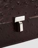 Toteme Toteme Women's T-Lock Ostrich-Embossed Crossbody Bag - 3
