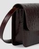 Toteme Toteme Women's T-Lock Ostrich-Embossed Crossbody Bag - 4