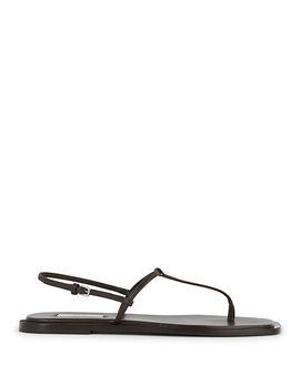 Toteme Toteme Women's T Strap Leather Sandals