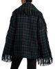 Toteme Toteme Wool Blend Fringe Trim Scarf Collar Jacket - 3