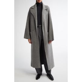 TOTEME TOTEME Wool Blend Rib Cardigan Coat