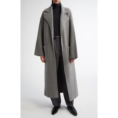TOTEME TOTEME Wool Blend Rib Cardigan Coat