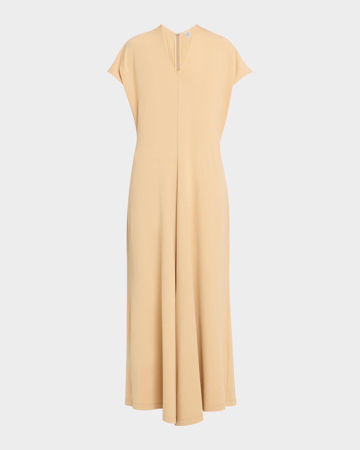 Toteme V-Neck Maxi Jersey Dress