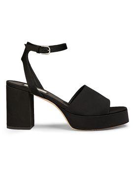Toteme Women's 100MM Satin Platform Sandals