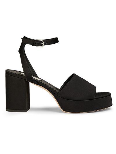 Toteme Women's 100MM Satin Platform Sandals