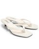 Toteme Women's 35MM Leather Kitten-Heel Sandals - 2
