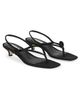 Toteme Women's 35MM Satin Slingback Flip Flops - 2