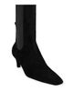 Toteme Women's 50MM Suede Kitten-Heel Boots - 2