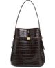 Toteme Women's Belted Crocodile-Embossed Leather Bucket Bag - 6