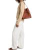 Toteme Women's Belted Grained-Leather Bucket Bag - 3