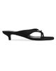 Toteme Women's Bow-Detail Satin Kitten-Heel Sandals - 6