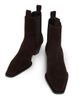 Toteme Women's City 55MM Suede Ankle Boots - 4