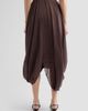 Toteme Women's Cocoon Drape Cotton-Blend Midi Skirt - 3