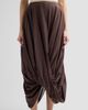 Toteme Women's Cocoon Drape Cotton-Blend Midi Skirt - 5