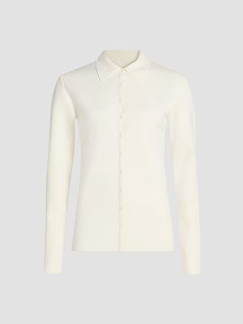 Toteme Women's Compact Knit Buttoned Top